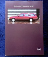 Mercedes W 124 T-Modell, Prospekt 8.1991  200...