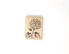 Stampin Up Hydrangea Stem Flower Rubber Stamp Bouquet Plant