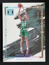 Jordan Walsh 2023-24 Panini Impeccable Holo Silver /25 RC #2