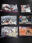 LEGO Star Wars: Lot Of 3 Microfighters (75127, 75129, 75263) W/minifigs