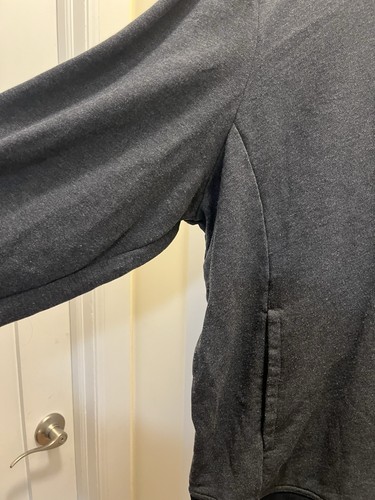 Sport-Tek Mens Long Sleeve Lightweight Charcoal Gray Bomber With Pockets ST274 - Photo 2/9