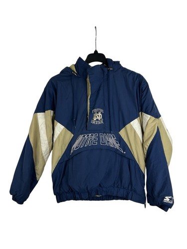 Vintage Notre Dame Men’s Large Fighting Irish Starter Pull Over Jacket Coat - Picture 7 of 18