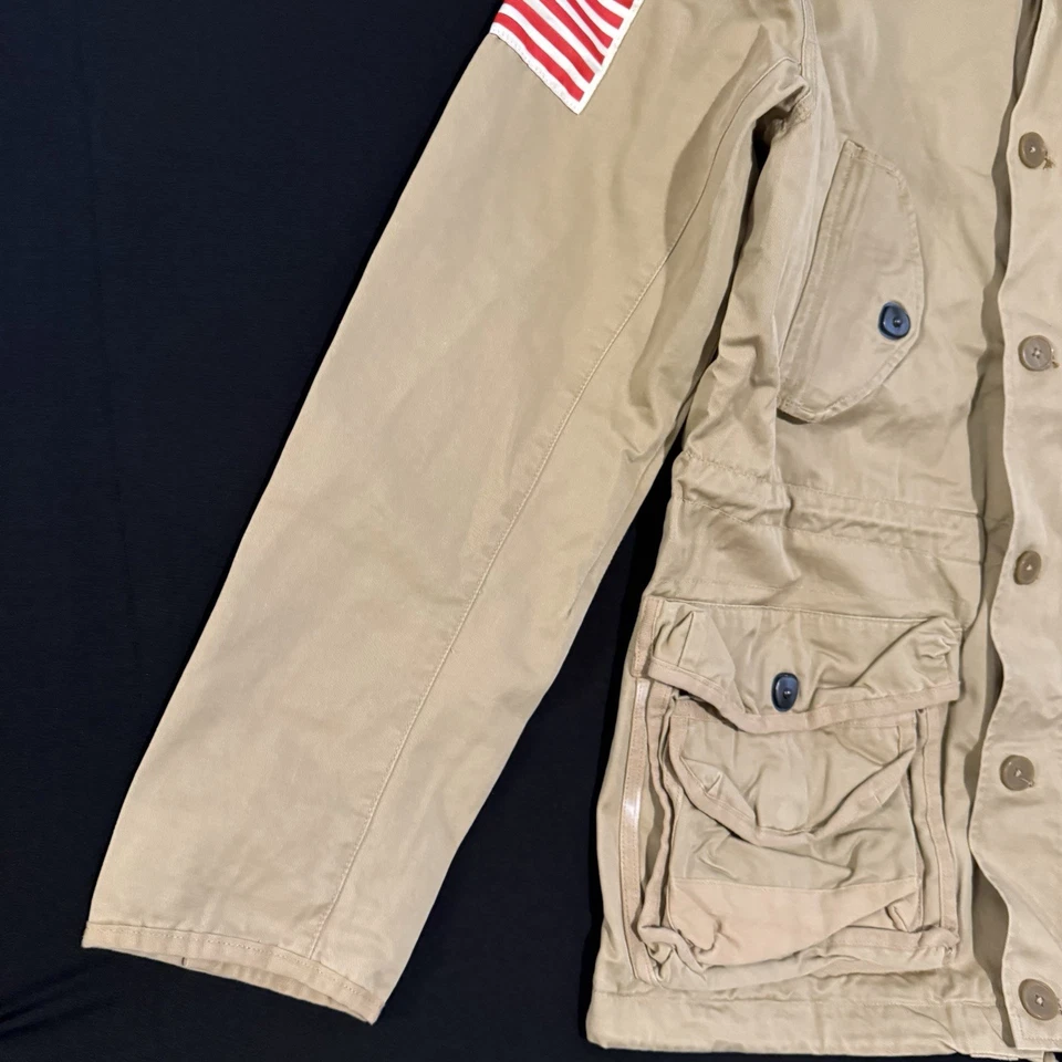 Double RL RRL Ralph Lauren Dragon US Military Field M65 Utility Jacket Coat - Image 2 of 4