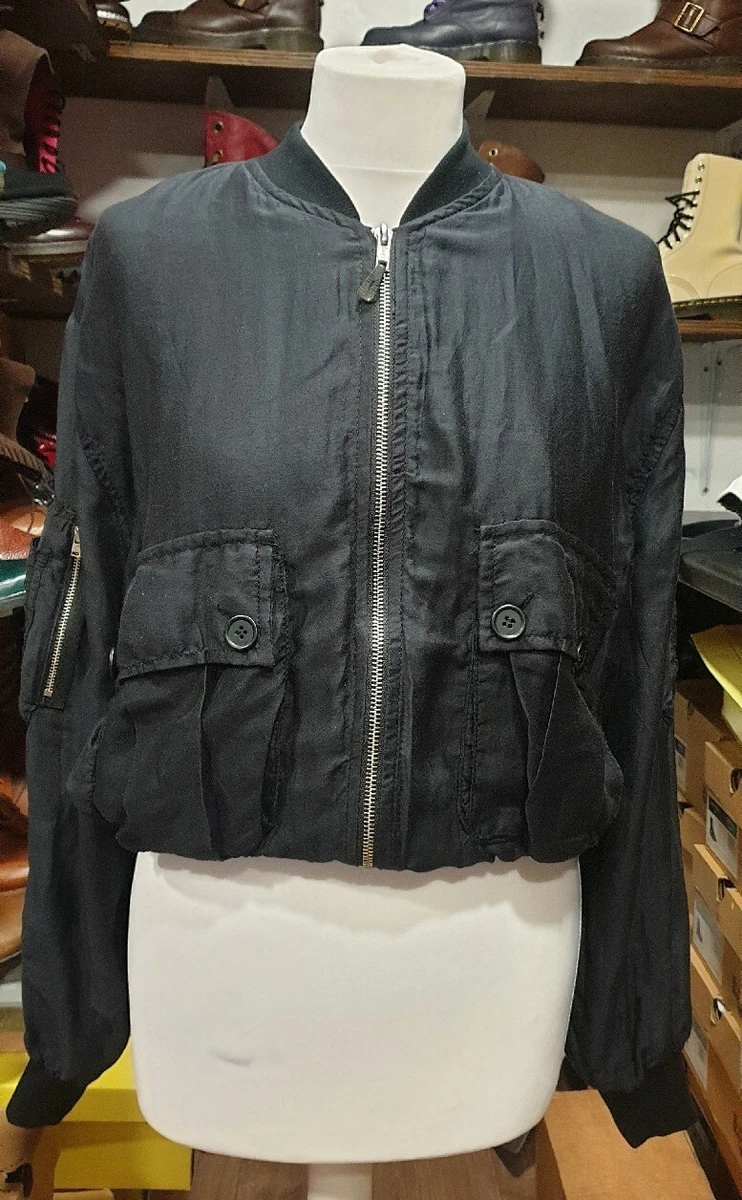 Dr martens top bomber jacket black