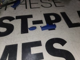 Sega Japan Saturn HST-3210 Top Blueish Purple Oval Open & Reset Button ONLY-READ