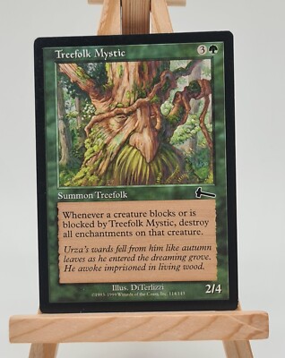 Treefolk Mystic Urza´s Legacy Magic Karte Englisch (Baumvolkmystiker) 114/143