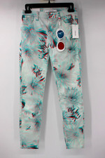 NWT J Brand jeans Womens 24 Mid Rise Crop Skinny 3D Odyssey Multicolored stretch