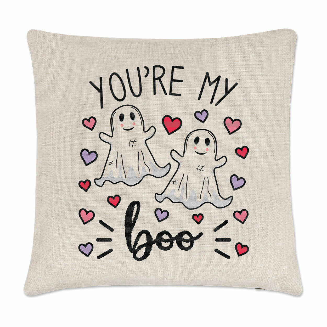 You're My Boo Ghost Cushion Cover Pillow Valentines Wife Girlfriend Boyfriend