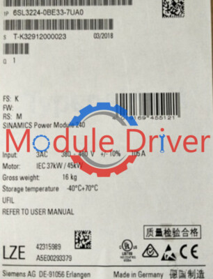 NEW Siemens 6SL3224-0BE33-7UA0 New In Box 6SL3 224-0BE33-7UA0 fast ship