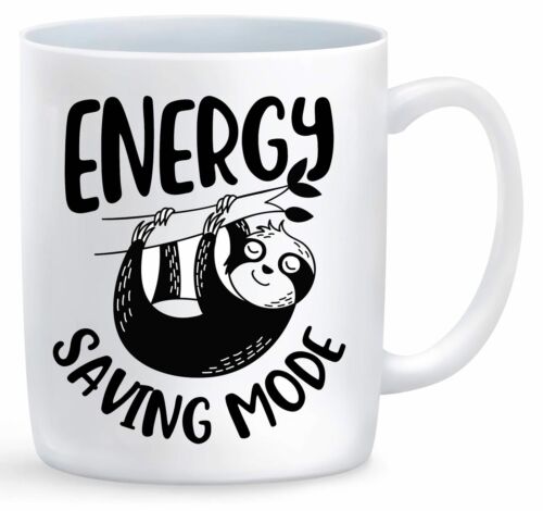 Sloth Energy Saving Mode Humour Funny Novelty Mug Coffee Cup Work Gift |  eBay