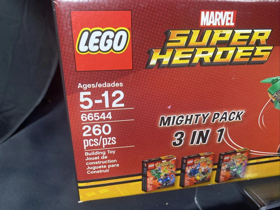 LEGO Marvel Super Hero Mighty Micros 3 In 1 Gift Set 66544 Rare NIB VHTF! RET! - Image 2 of 4