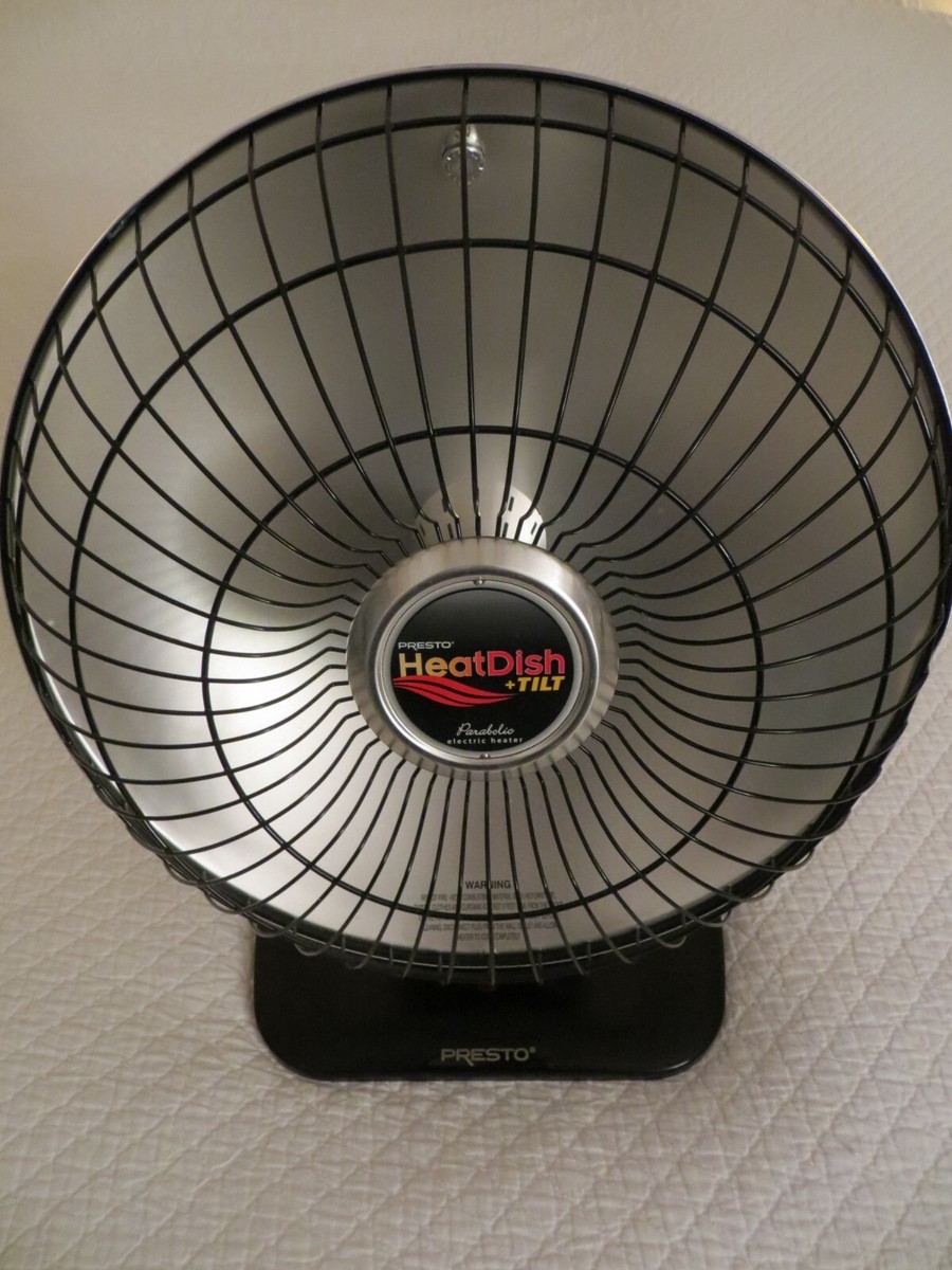 Costco Parabolic Space Heater Presto HeatDish Plus Tilt Parabolic