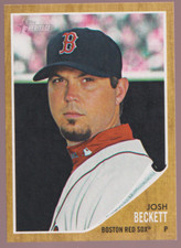 2011 Topps Heritage #201 Josh Beckett Boston Red Sox
