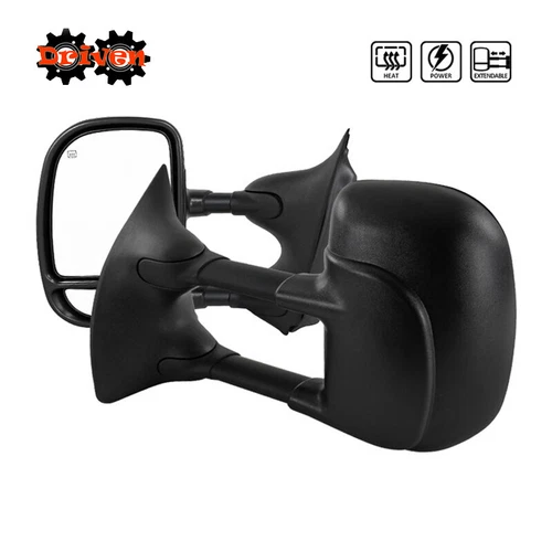 Heated Power Towing Extended Side Mirrors Ford F250 F350 F450 99-07 Super Duty