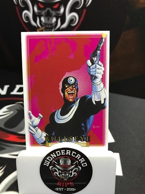 2024 UD SkyBox Marvel Masterpieces 1992 Platinum - LEATHER - BULLSEYE #19 