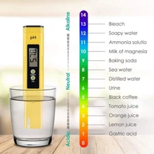 Digital PH Meter Water Quality Tester 0-14PH Drinking Water Pool Aquarium PHTest