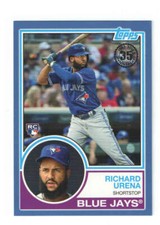 2018 Topps Blue 1983 Rookies Richard Urena #83-9