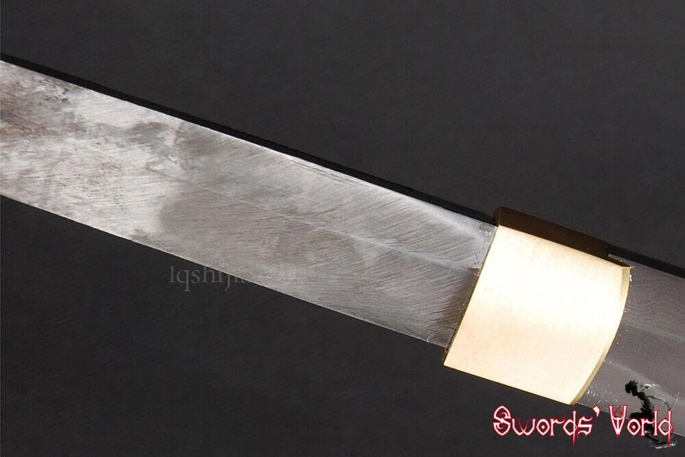 Folded 1095 Carbon Steel Clay Tempered Bare Blade For Japanese Samurai Katana - Image 3 of 4