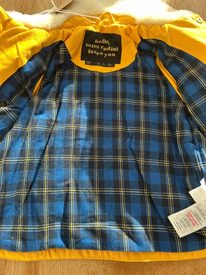 Mini Rodini Winterjacke Mantel - Bild 4 von 4