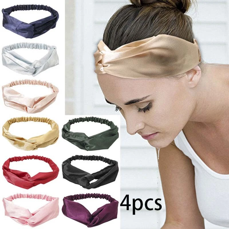 Fasce Per Capelli Da Donna Per Ragazze Cravatte Filato Di Raso Elastico In Cotone Plaid Modello A Cuore Scrunchies Elastici Coreani Supporto Per Accessori Per Capelli