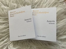 2 X Maison Francis Kurkdjian Amyris Homme, EDT, 2ml/e Sample, NIB