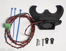 Active Cooling Fan Duct for QIDI Tech I / FlashForge Creator Pro, with PTFE