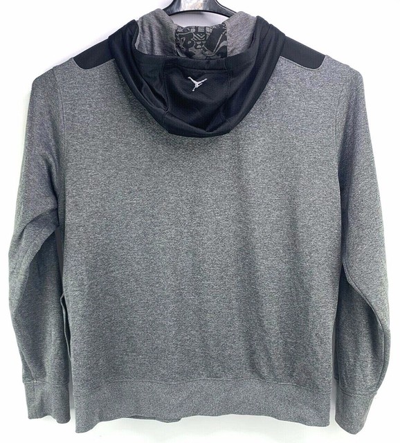 Nike Air Jordan Dri-Fit Womens Size XXL Melo 10th Div Full Zip Hoodie Gray/Black | eBay