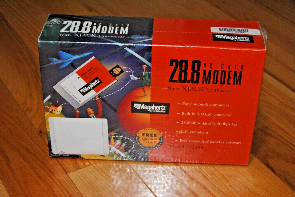 PCMCIA Modem 28.8 Megahertz by US Robotics XJ2288 BRAND NEW - Image 4 of 4
