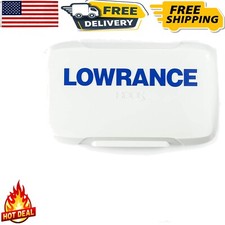 Secure White Sun Cover for Lowrance HOOK2 4 Fish Finders - Easy Installation