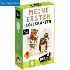 Headu DE 52477 Meine ersten Logikkarten Montessori Lernspiel deutsch Neu OVP