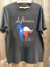 Deftones Texas Tour Charcoal Graphic Short Sleeve Unisex T shirt Reprint S-5XL