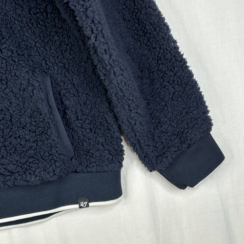 St Louis BLUES Damen Large 1/4 Zip Langarm Hochflor NHL Pullover '47 Fleece - Bild 5 von 13