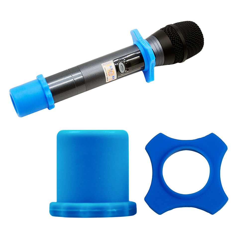 2pcs Wireless Microphone AntiRoll Ring Shakeproof Mic Bottom