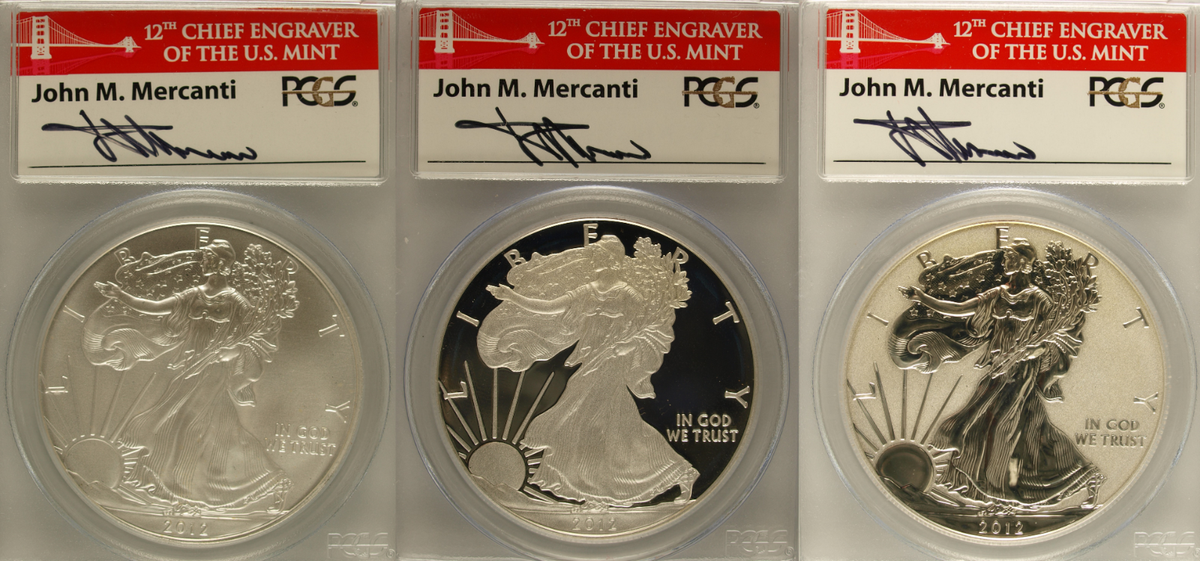 2012-S (S) Silver Eagle PCGS First Strike 