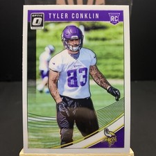 2018 Donruss Optic Football #130 Tyler Conklin RC Minnesota Vikings