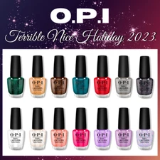 OPI Terribly Nice Holiday 2023 Nail Lacquer Collection Assorted Colors
