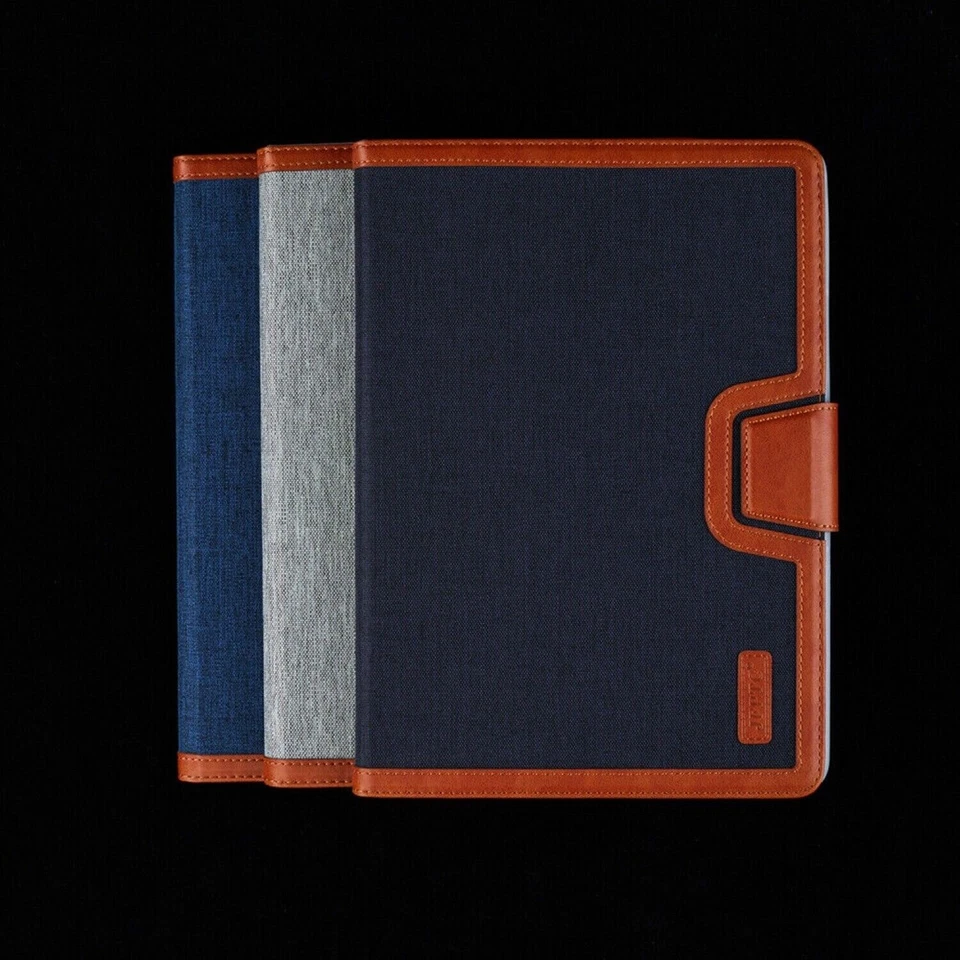 Canvas Smart Stand Case Cover For iPad 5th/6th Gen Air 1st 2nd Gen Pro 9.7" Case - Image 3 of 4