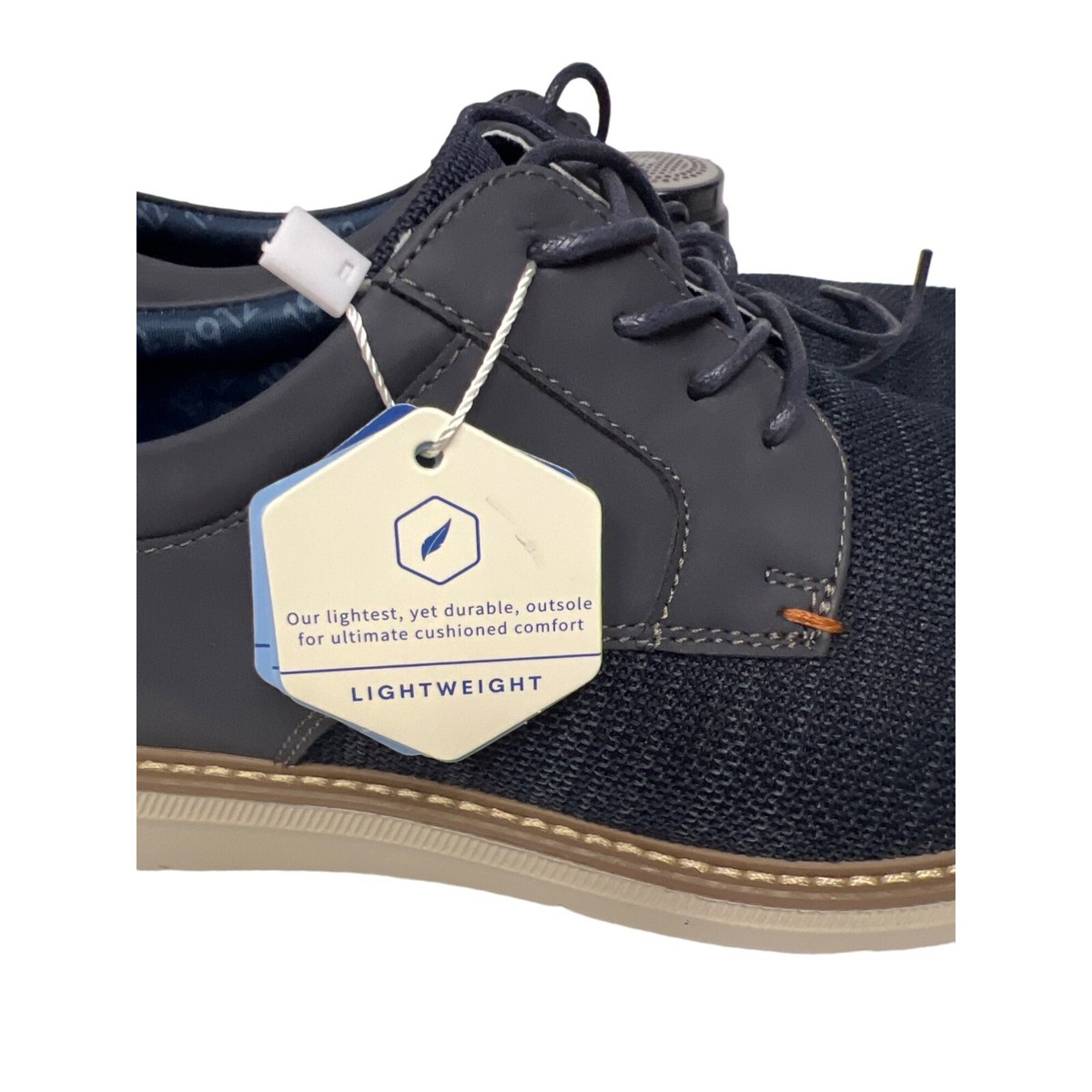 NEW! Nunn Bush Chase Oxford Navy Blue Lace Up Men