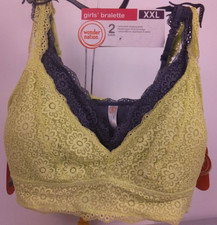 Wonder Nation 2 Pack Light Lime/Gray Convertible Bralette Size XXL - New.  57 