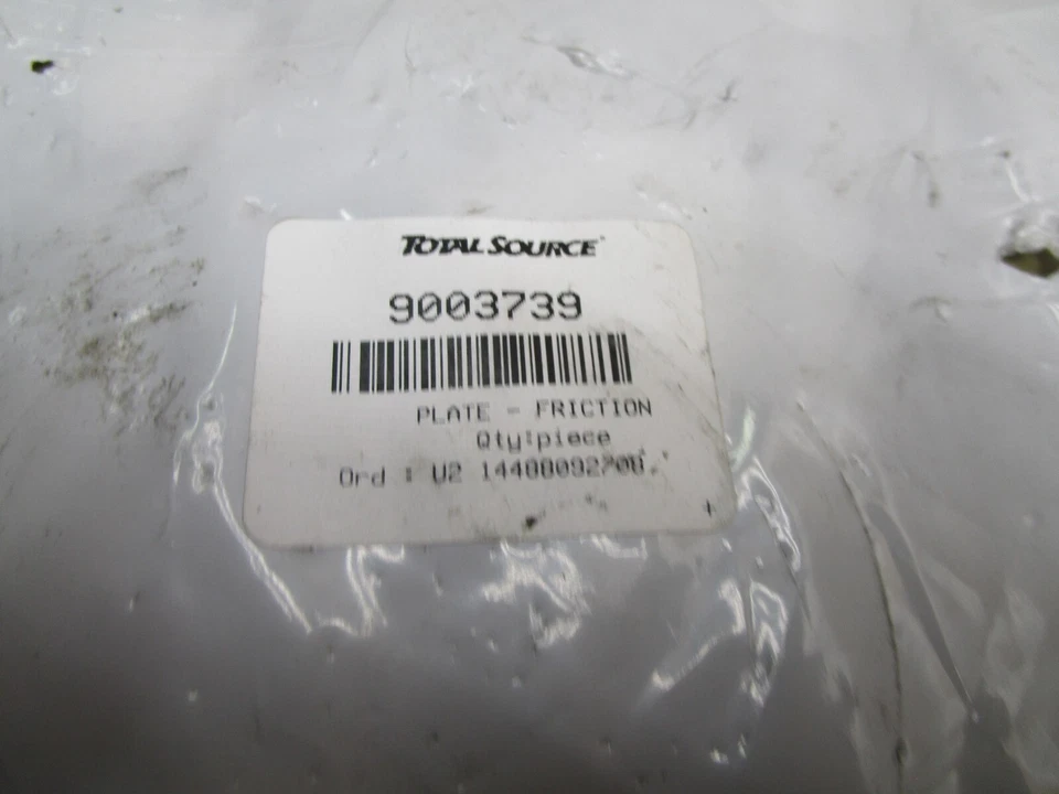 PLACA DE FRICCIÓN DISCO FRENO FUENTE TOTAL / 9003739 Foto 2 de 2