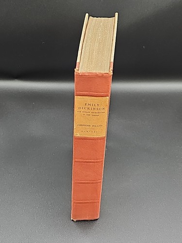 Emily Dickinson The Human Background of Her Poetry Josephine Pollitt 1st Ed 1930 - Picture 3 of 10