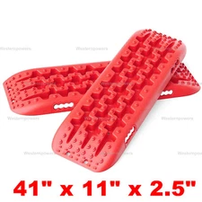 2 Pack Recovery Traction Boards Reinforced Off Road Tire Ladder Tracks
