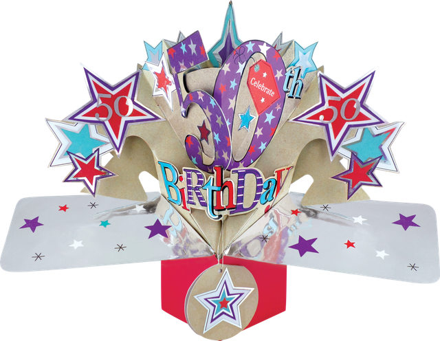Second Nature Biglietto D Auguri Pop Up Per Compleanno Di 50 Anni Acquisti Online Su Ebay