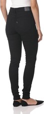 Levi's Women's 720 High Rise Super Skinny Jeans Black Squared 30 Regular