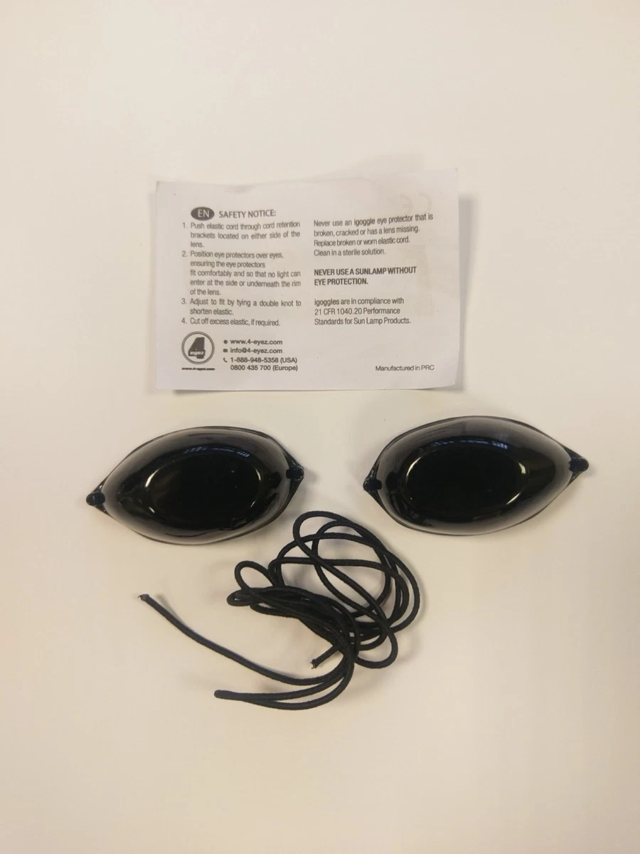 Ocular - 2 Pares Para Cama de Bronceado / Sun Ducha Uva Y Uvb Anteojos