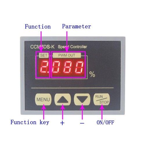 Digital Display DC 12-80V 30A PWM Motor Speed Controller Switch Motor Controller - Picture 7 of 9