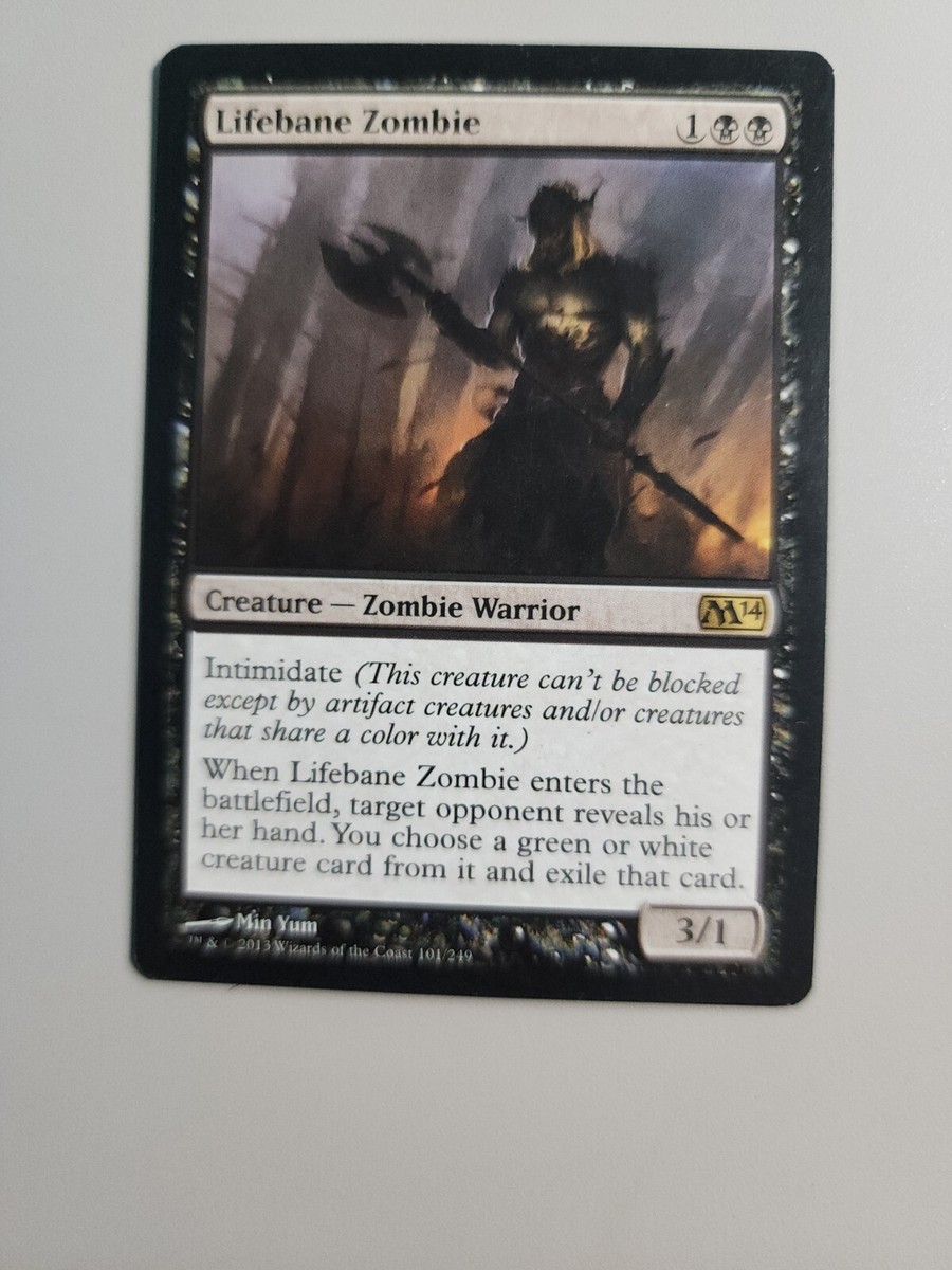 MTG Lifebane Zombie Magic 2014 101/249 Regular Rare | eBay