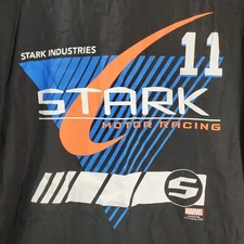 Marvel Stark Industries Iron Man Stark Motor Racing Loot Crate T-Shirt Large