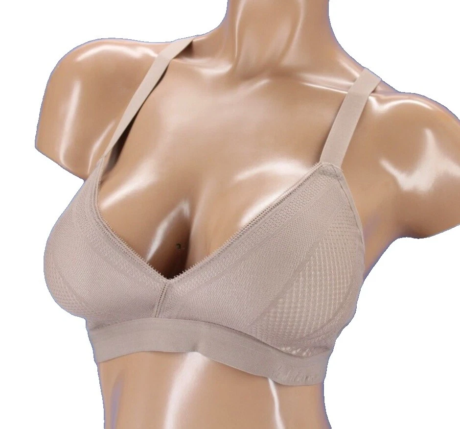 Brasieres y geométricos Marrón 32 bandas Bra Sets para Mujeres