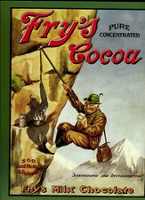 Fry`s Cocoa -- Fry`s Milk Chaocolate -- Poster-Plakat - Farbe -